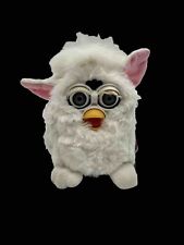 De colección Original 1998 Blanco Pies Furby Cola Pelo Rosa Orejas Probado Funciona B59 segunda mano  Embacar hacia Argentina