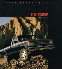Usado, 1985 Chevy S-10 PICKUP Caminhão Folheto com Gráfico de Cores: 4x4, Diesel, S10, 4WD,  comprar usado  Enviando para Brazil