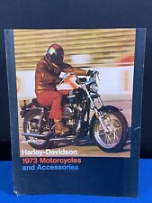 1973 Harley Davidson motocicleta e acessórios revendedor folheto de vendas catálogo comprar usado  Enviando para Brazil