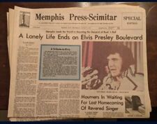 Elvis presley newspaper for sale  Riverside