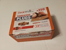 Used, Deckwise Hardwood Plugs x350  Smooth 3/8"(Open box, 340 pcs) for sale  Shipping to South Africa