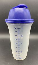 Liquidificador Tupperware #844-25 Quick Shake liquidificador tampa azul bebida molho transparente comprar usado  Enviando para Brazil