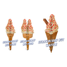 Strawberry nut whippy for sale  Shipping to Ireland