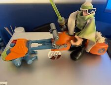Used, Star Wars Jedi Force Luke Skywalker with Speeder Bike Playset Playskool  2004 for sale  Shipping to South Africa
