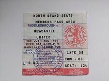 Members ticket stub for sale  LINCOLN