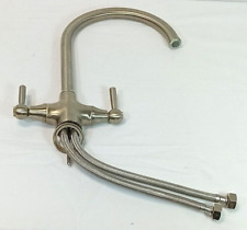 FRANCIS PEGLER Kitchen Sink Brushed Nickel Finish Mixer Tap, used for sale  Shipping to South Africa