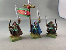 3x Personajes Arqueros Glade Guard Madera Elfos Elfos Warhammer PINTADO DE METAL segunda mano  Embacar hacia Mexico