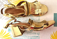 Sandale cuir couleur d'occasion  Flers