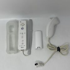 Official Nintendo Wii Remote Wiimote Controller White RVL-003 + Nunchuk RVL-004, used for sale  Shipping to South Africa