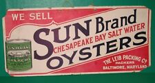 Sun brand oysters for sale  Shipping to Ireland