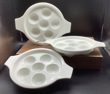 Escargot white ceramic for sale  Wichita