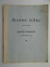 Jeanne arc saint d'occasion  Combeaufontaine