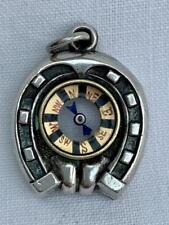 silver compass fob for sale  FELIXSTOWE