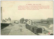 51.fismes. 156.gare .gare d'occasion  Expédié en Belgium