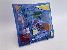 Fused glass square for sale  Shipping to Ireland
