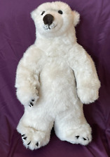 Animal Planet urso polar de pelúcia grande canal de descoberta de pé 18" bicho de pelúcia, usado comprar usado  Enviando para Brazil