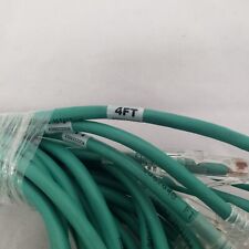 PAQUETE DE 10 PAQUETES CAT6a RJ45 4 ft cable de conexión de red Ethernet 10G cable de cobre LOTE F/UTP segunda mano  Embacar hacia Argentina