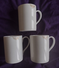 white china mugs for sale  BRIDPORT