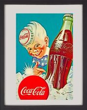 Poster retro "Coca Cola Boy" (REPRODUCTION) segunda mano  Embacar hacia Argentina