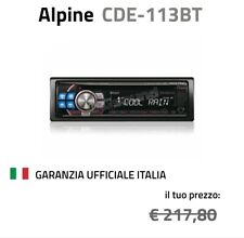 Autoradio alpine cde usato  Giugliano In Campania
