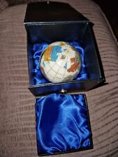 Gemstone globe paperweight for sale  HARTLEPOOL