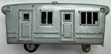 Grey die-cast toy camper trailer (1950s?) (aluminum?) unknown origin, model car for sale  Shipping to South Africa
