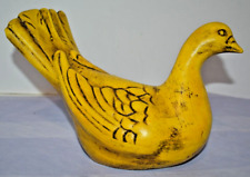 Yellow ceramic pigeon for sale  Shipping to Ireland