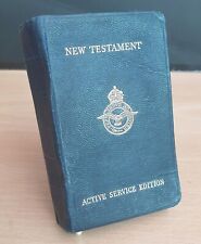 WW-II RAF Air & Ground Crew Active Service Edition Pocket New Testament - 1939 for sale  WINCHESTER