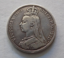 Inghilterra corona 1889 usato  Montione
