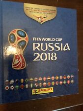 2018 PANINI FIFA WORLD CUP SOCCER RUSSIA HARDCOVER STICKER BOOK ALBUM US VERSION, used for sale  San Antonio
