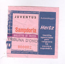 Biglietto juventus sampdoria usato  Virle Piemonte