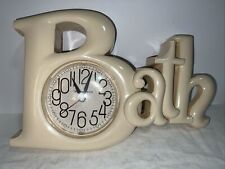 Usado, Reloj de pared vintage 1983 New Haven ""Bath"" 3D 13"" x 9 ¡Probado y funcionando! segunda mano  Embacar hacia Argentina