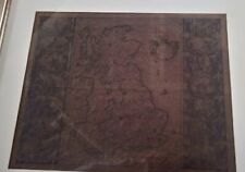 Antica stampa cartina usato  Borgaro Torinese