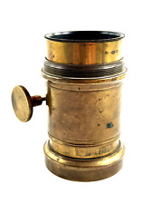 Lente de câmera de vidro bronze antiga 2" botão de foco desconhecido BOM comprar usado  Enviando para Brazil