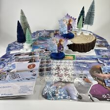 Grande Lote de Suprimentos para Festa de Aniversário Frozen Disney Decoração Adesivos Artesanais Mais!, usado comprar usado  Enviando para Brazil