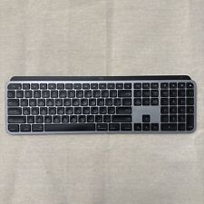 Teclado inalámbrico avanzado de tamaño completo, teclas LED retroiluminadas Logitech MX para Mac segunda mano  Embacar hacia Mexico