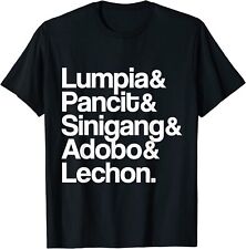 Nueva Camiseta Limitada Filipina Food Lumpia Pancit Sinigang Adobo Lechon Sarap Gear segunda mano  Embacar hacia Argentina