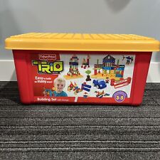 Blocos trio Fisher Price com caixa e tampa 40 peças com carro comprar usado  Enviando para Brazil