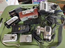 Usado, Lote de 9 cámaras sin probar Kodak Sony Nikon Sakar Canon Starblitz flash Minolta  segunda mano  Embacar hacia Argentina