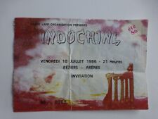 Indochine ticket concert d'occasion  Mazingarbe
