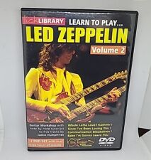 Used, Lick Library Learn to Play Led Zeppelin Volume 2 - Guitar Lessons  2 DVDS - RARE for sale  Shipping to South Africa
