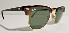 Óculos de sol Ray-Ban RB3016 Clubmaster unissex com armação de tartaruga e polarizado, usado comprar usado  Enviando para Brazil