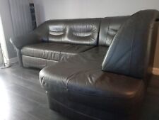 Seater real leather for sale  NOTTINGHAM