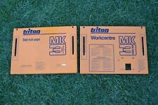 Triton Mk3 Work centre Parts---Pair Of Front & Back Panels for sale  Shipping to South Africa