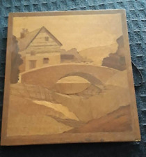 Vintage wood marquetry for sale  HORLEY