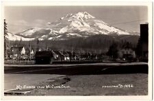 MCCLOUD, CA RPPC Street View, Houses, Mt. Shasta California Real Photo Postcard for sale  Shipping to South Africa