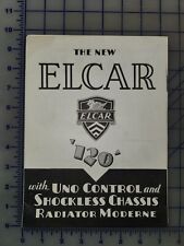 1929 elcar brochure for sale  Suffolk