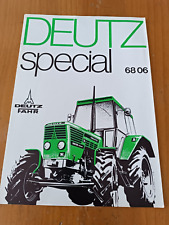 Brochure deutz special d'occasion  Expédié en Belgium