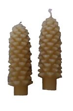 Pair beeswax pinecone for sale  Elgin