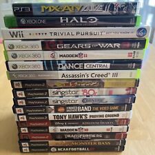Lote de 17 Videojuegos PlayStation 2 PS3 Xbox 360 One Wii Ps2 Tony Hawk NCAA Halo segunda mano  Embacar hacia Argentina